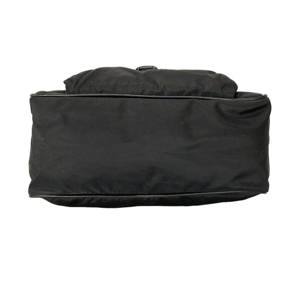 Auth PRADA - Black Nylon Leather Shoulder Bag - Picture 3 of 16